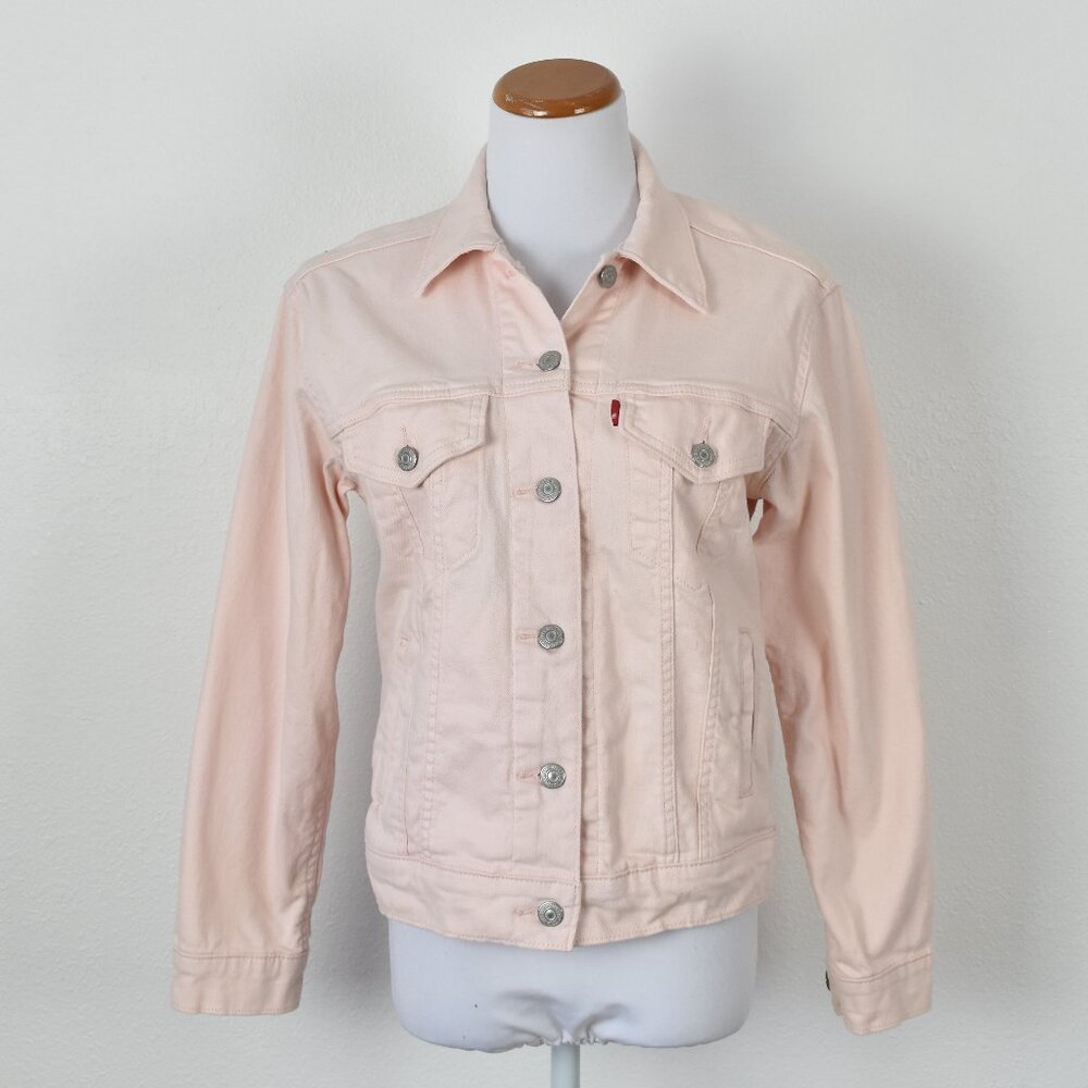 Levi's Denim Trucker Jean Jacket Pink - XS